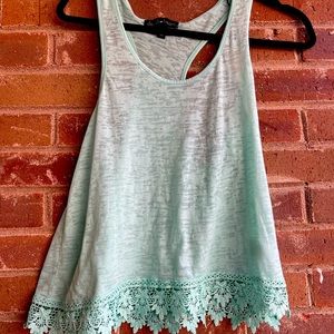 Large Derek Heart racer back tank!